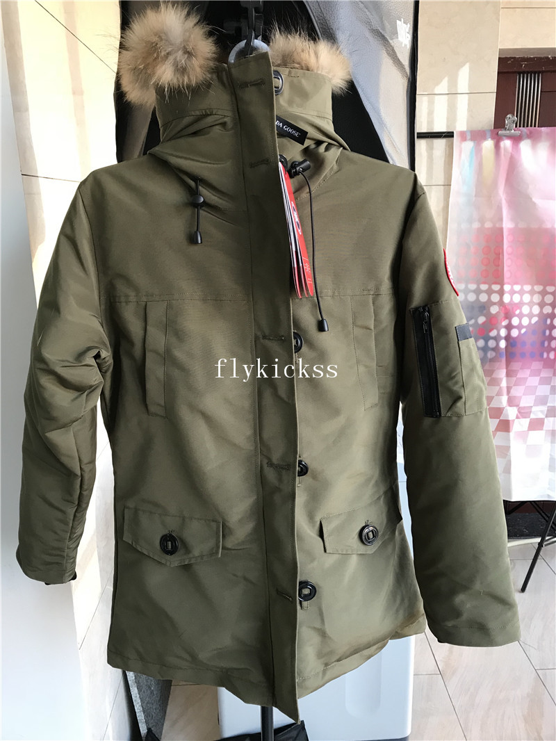 Nobis Canada Goose Dark Green Coat Girl